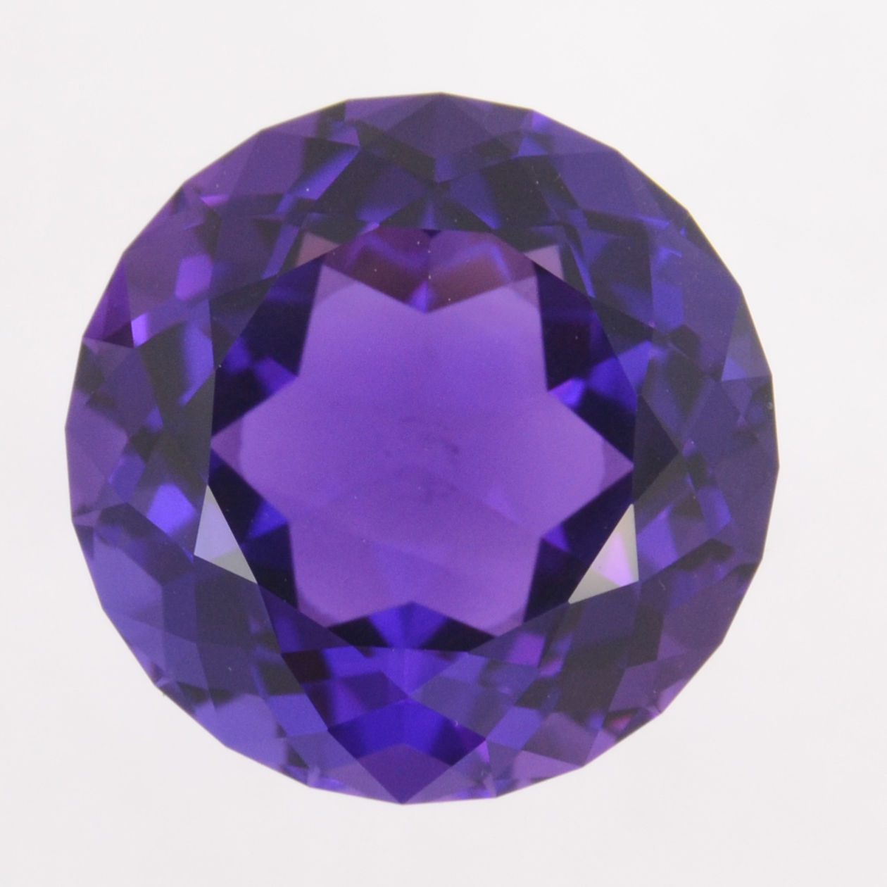 Precision Cut 15.0ct Natural Amethyst Gemstone PC01316