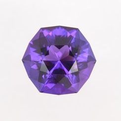 Precision Cut 13.8ct Hexagon Natural Amethyst Gemstone PC28198 Precision Cut 13.8ct Hexagon Natural Amethyst Gemstone PC28198