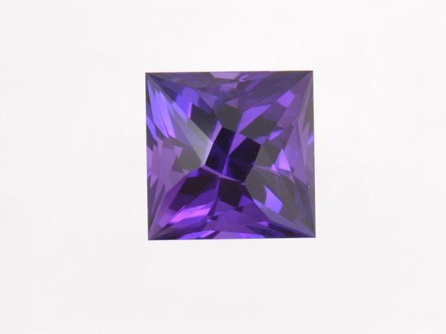 Precision Cut 8.6ct Square Natural Amethyst Gemstone GAFF090