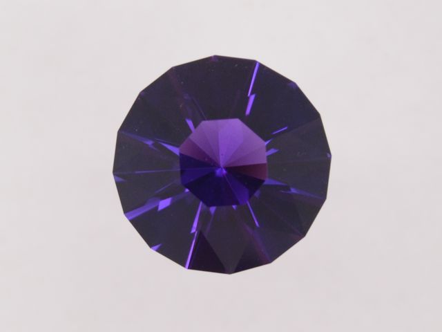 Custom Cut 9.8ct Round Natural Amethyst Gemstone GPPP117