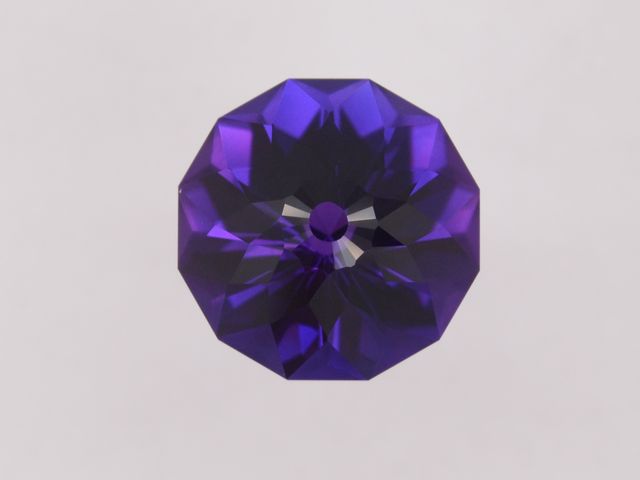 Custom Cut 10.6ct Round Natural Amethyst Gemstone GPPP216