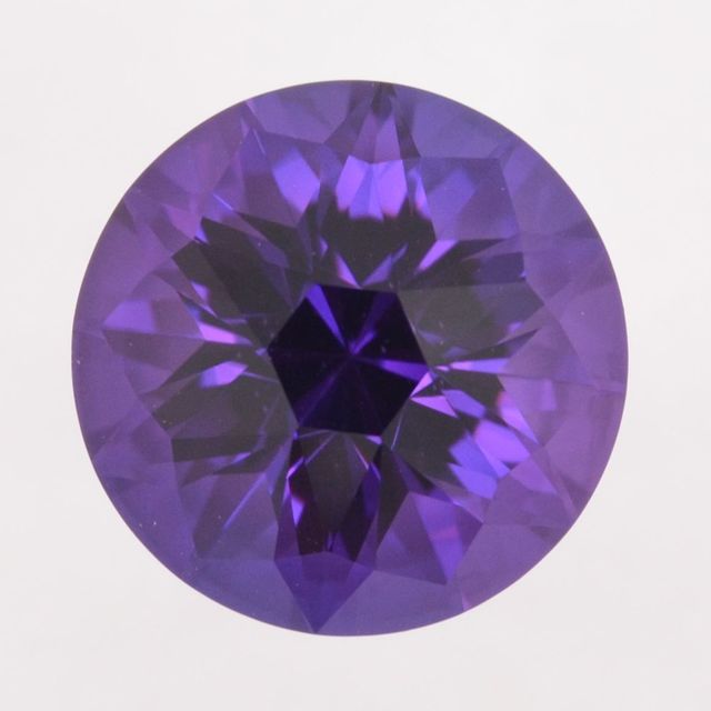 Custom Cut 10.7ct Round Natural Amethyst Gemstone PC01245