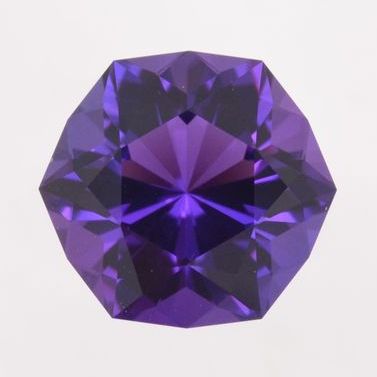 Precision Cut 8.5ct Hexagon Amethyst Gemstone PC28186